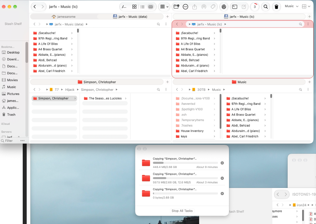 QSpace Pro 4-Pane Layout and Task Queue